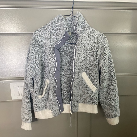 Anthropologie Jackets & Blazers - Anthropologie gray teddy jacket